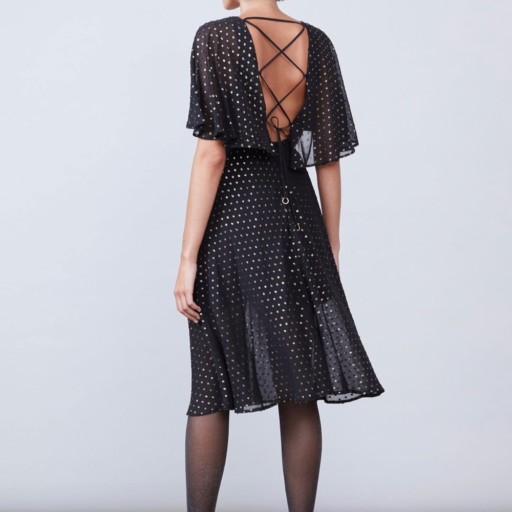 ALLEN SCHWARTZ Lilia Capelet Dress - Picture 4 of 6
